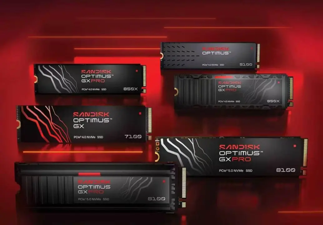 SanDisk Optimus Series SSDs Launched: 500GB-8TB Options, Starting at 999 Yuan