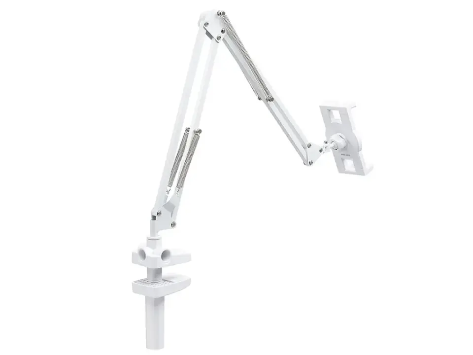 Sanwa Direct Launches White 100-LATAB021W Arm Stand for Mobile Devices