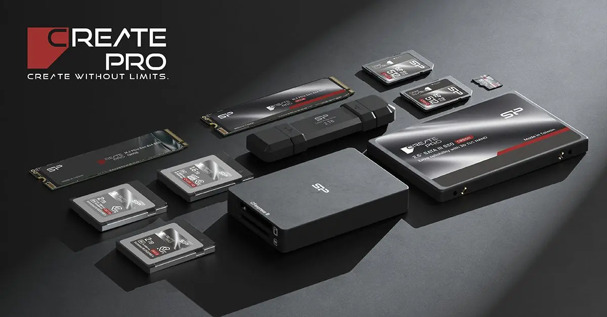 Silicon Power Launches CreatePro Storage Series for Content Creators