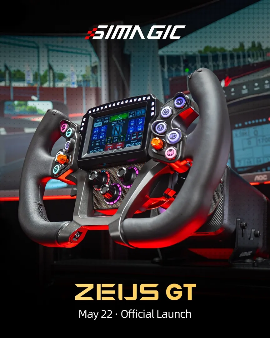SIMAGIC MagicDash touchscreen display with SimHub support