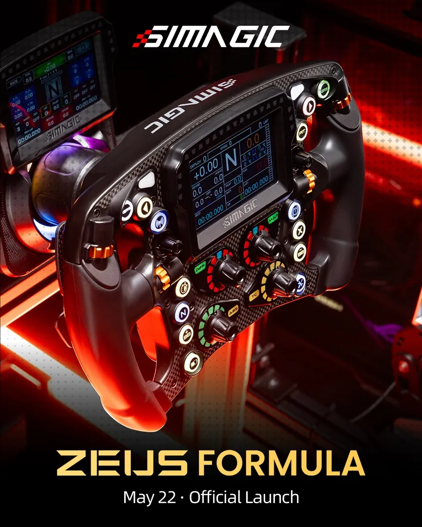 SIMAGIC Zeus series steering wheels Formula GT Sport modular platform