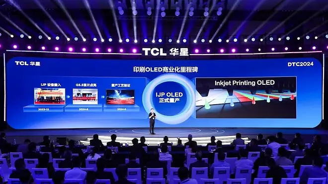 Inkjet-printed OLED panel from TCL CSOT