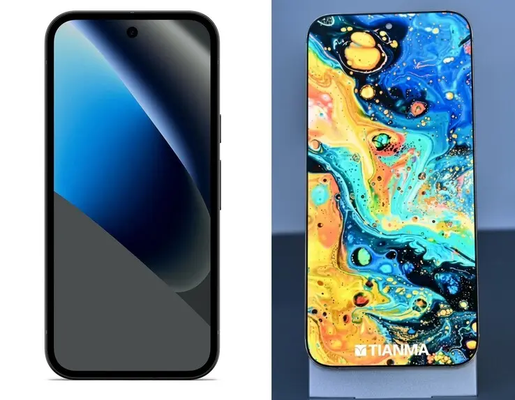 Tianma 0.35mm bezel display panel for smartphones