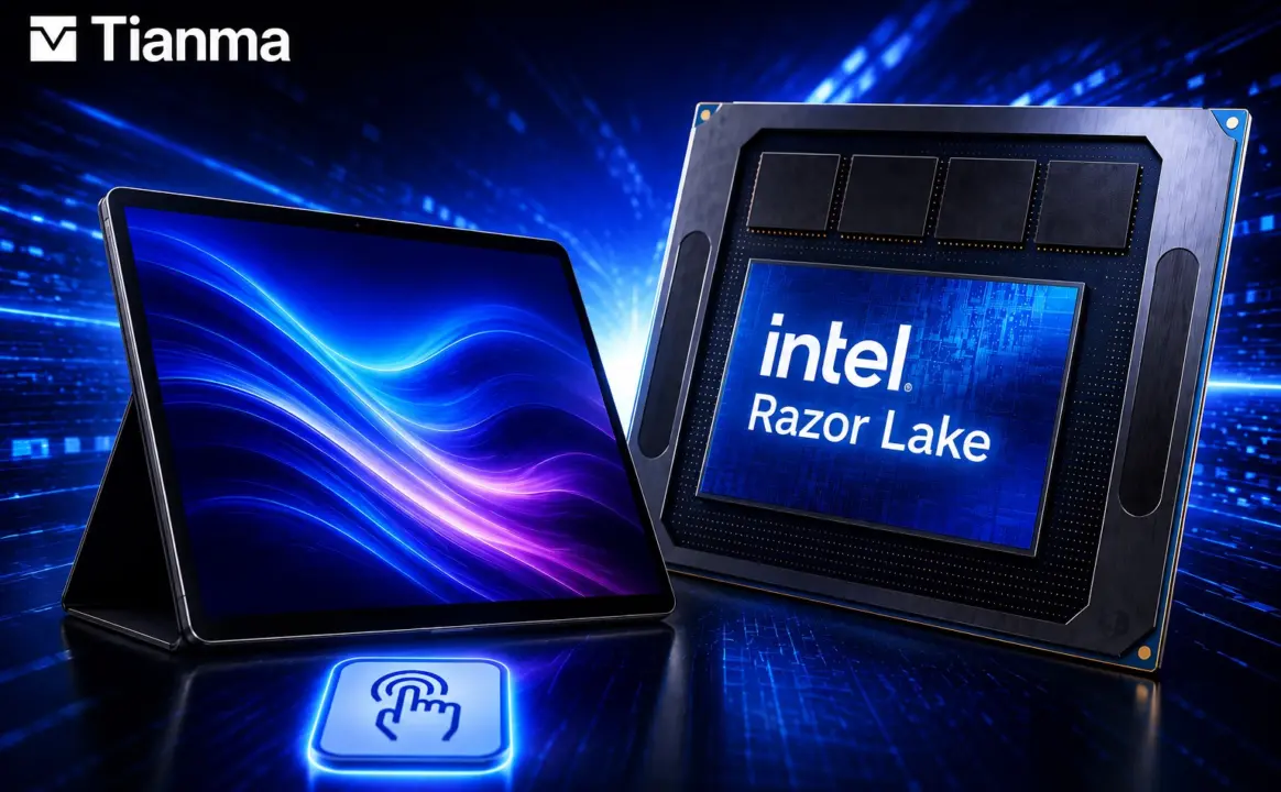 Tianma 14-inch 2.8K in-cell touch panel with LTPS technology and variable refresh rate support.