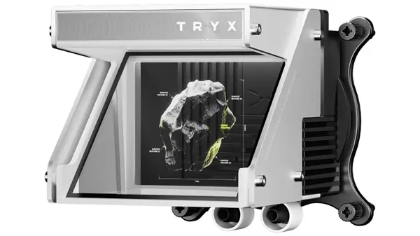 TRYX HOLO 360 AIO cooler with holographic display module