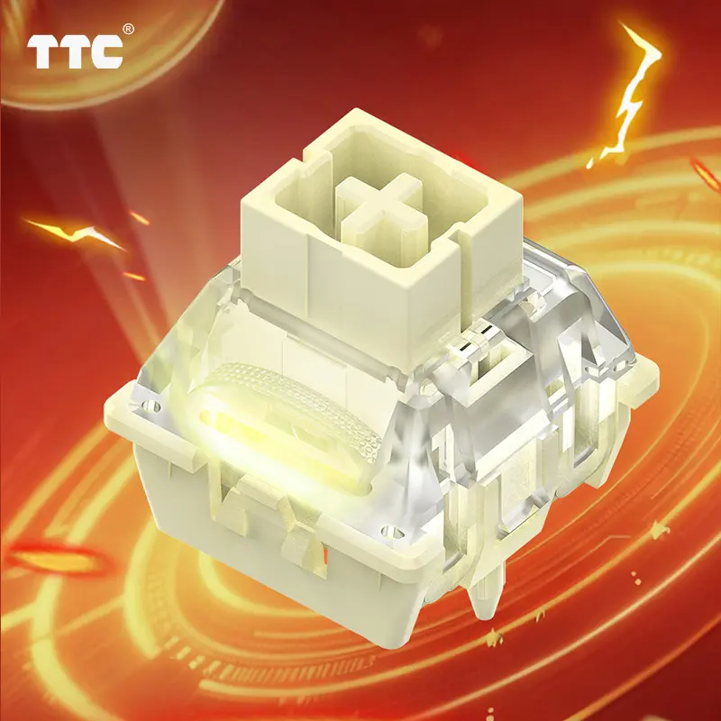 ASUS TUF TX 75 keyboard using TTC Flame Yellow Magneto King Switch