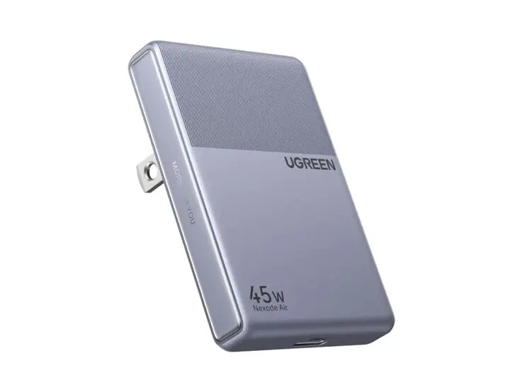 Ugreen Nexode Air 45W Charger Slim charging a laptop