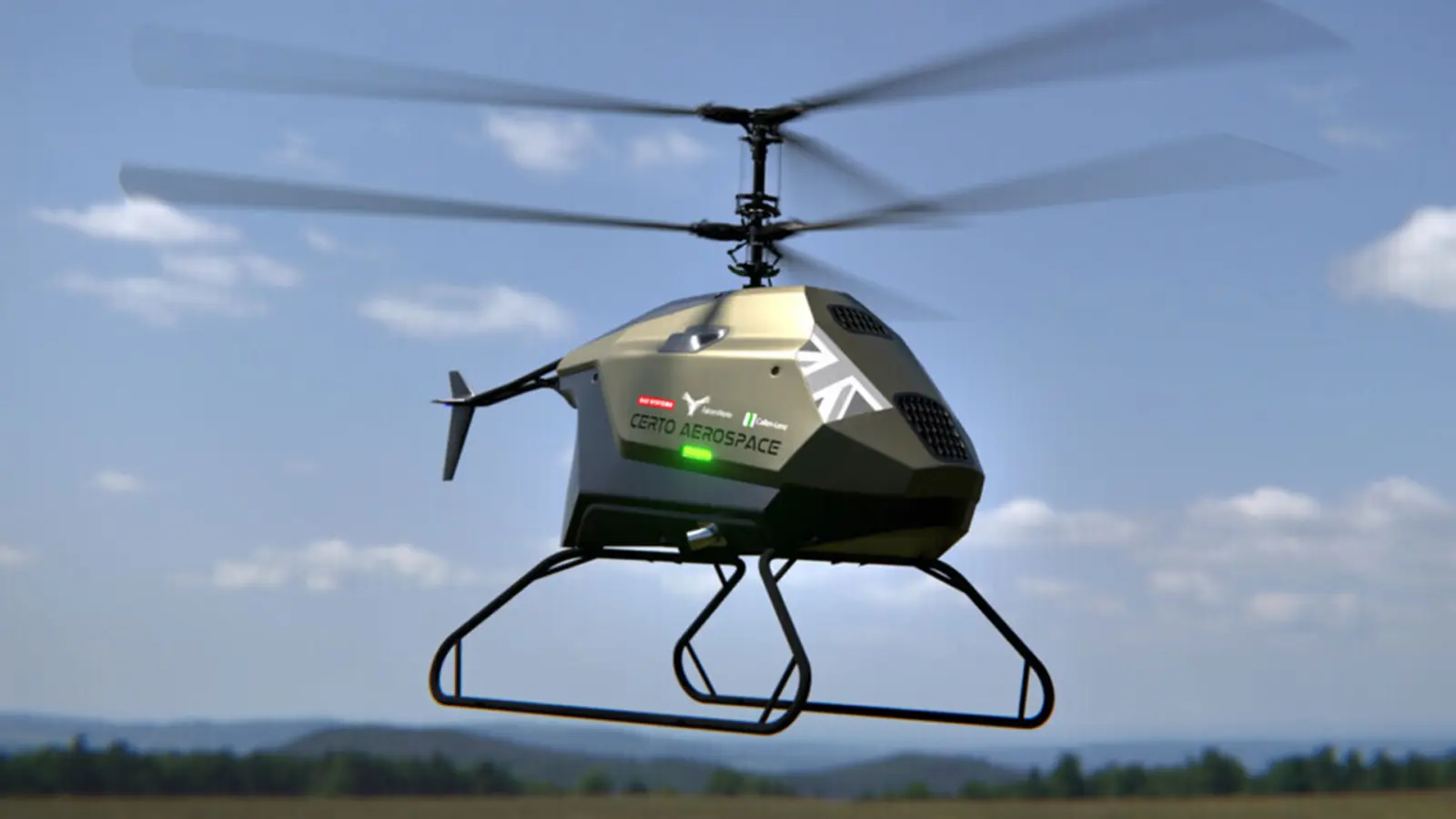 UK Ministry of Defence Project NYX autonomous drone for Apache helicopter