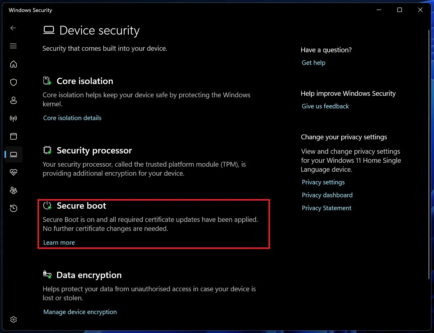 Windows 11 update process with Secure Boot certificate replacement