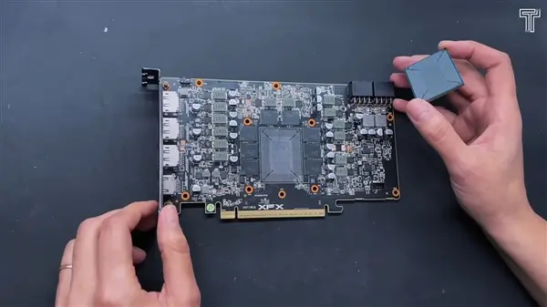 XFX RX 9070 XT GPU Repair After Heavy Cooler Breaks Solder Joints
