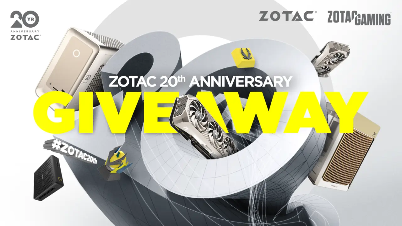 ZOTAC Celebrates 20th Anniversary with Champagne Gold Limited Edition Hardware Giveaway