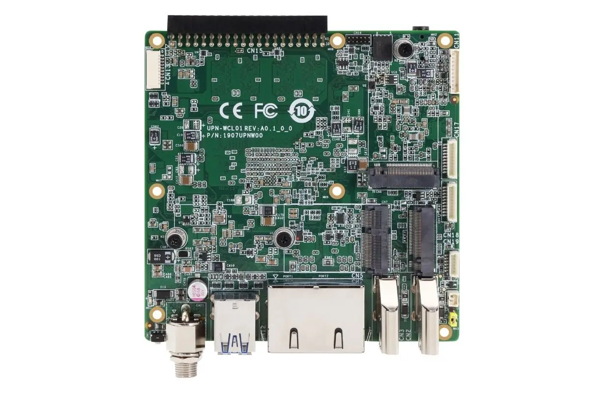 AAEON UP WCL Edge board dimensions