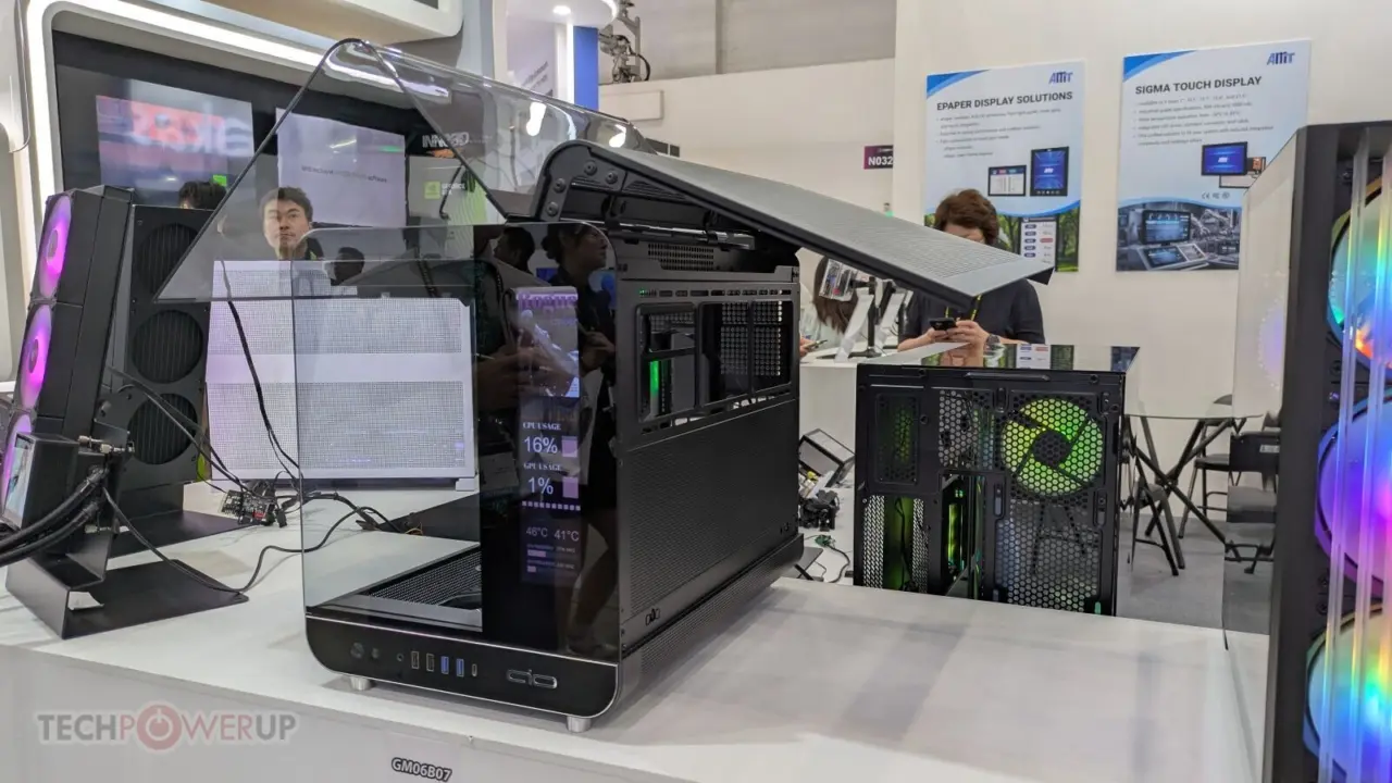 AIO GM06807 Case Features Gull Wing Doors and Dual Compartments