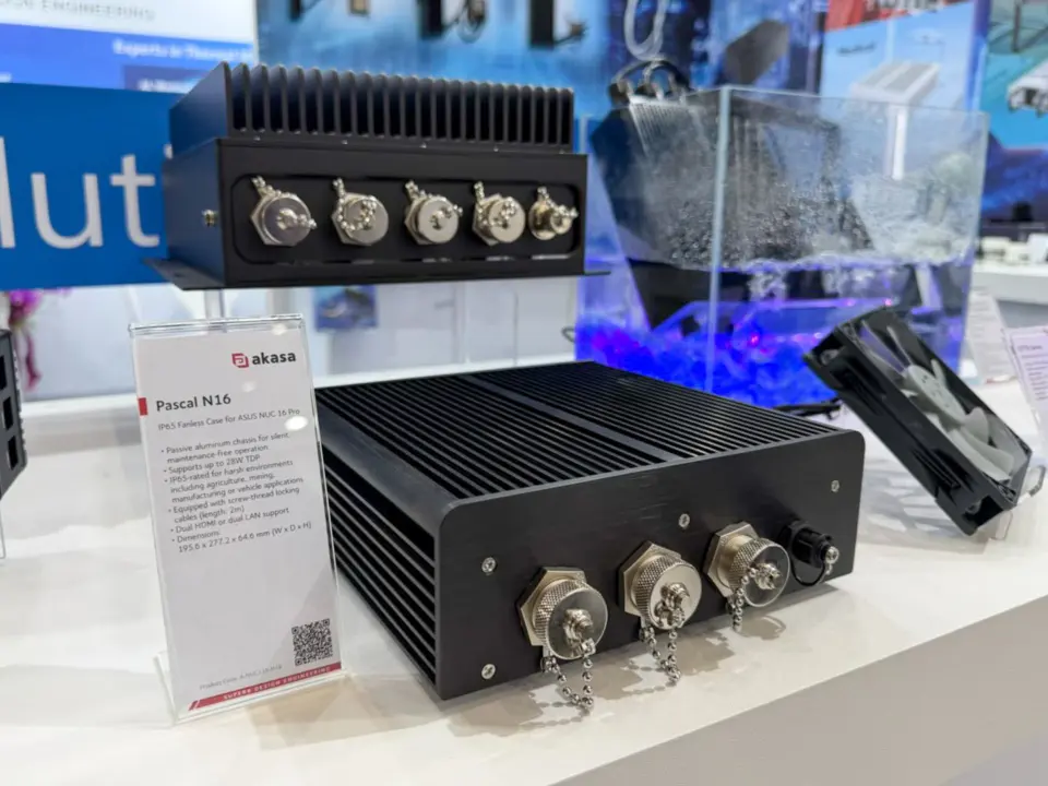 Akasa Pascal N16 Fanless Chassis Supports Intel NUC 16 Pro Modules