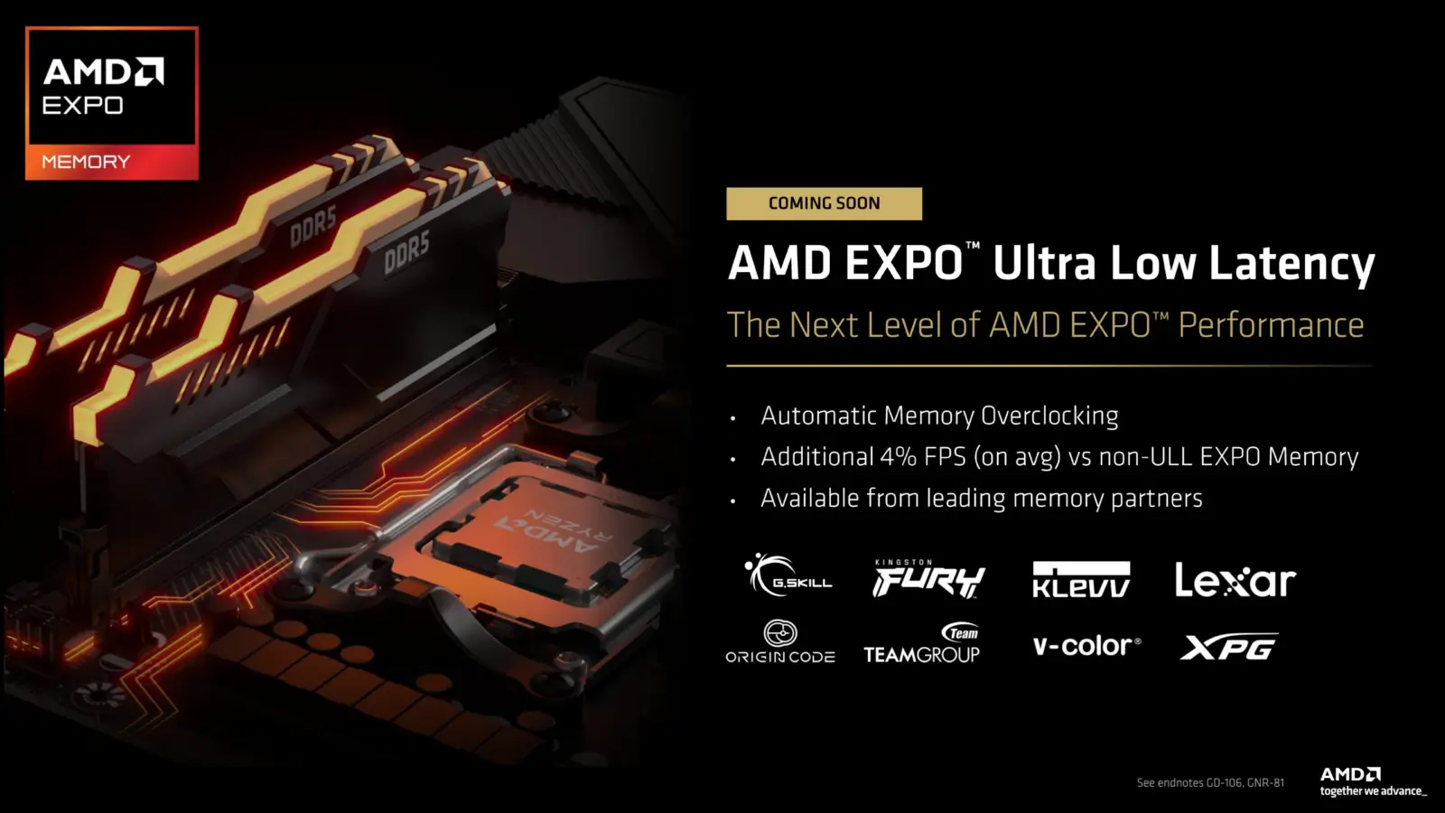 AMD EXPO Ultra Low Latency memory preview at Computex 2026