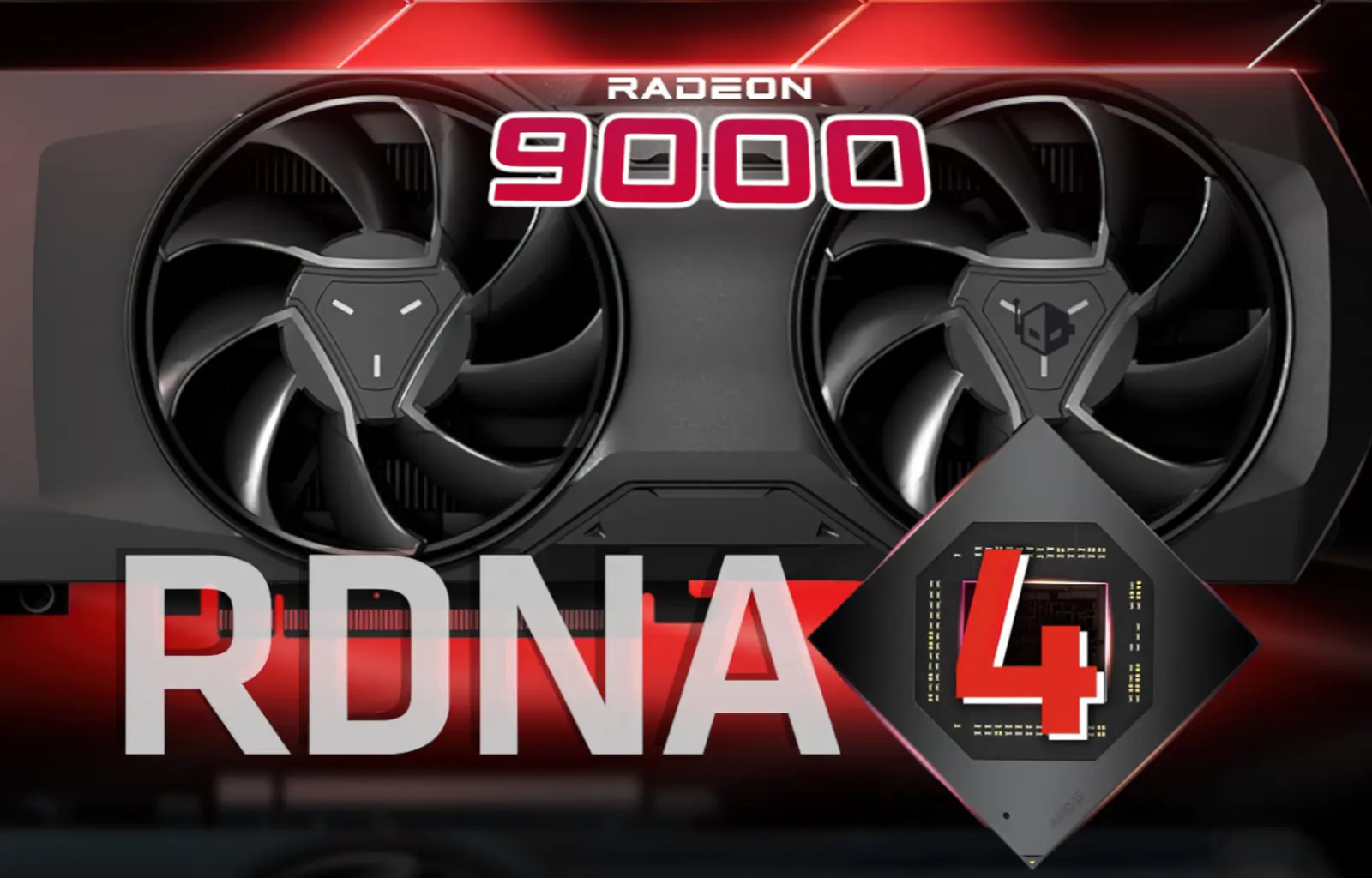 AMD Radeon RX 9000 Series graphics card concept