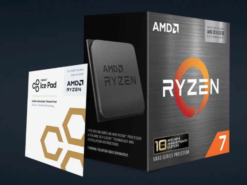AMD Ryzen 7 5800X3D 10th Anniversary Edition Bundles Noctua Carbice Thermal Pads