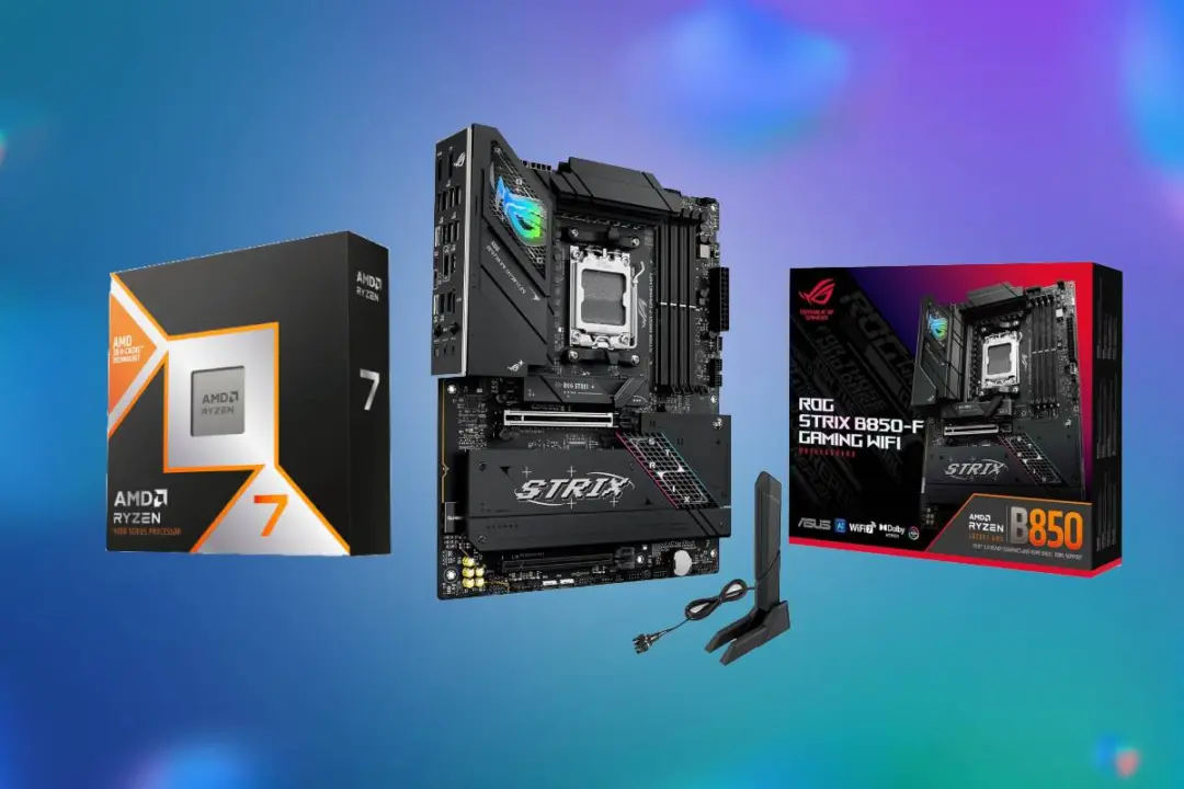 AMD Ryzen 7 9800X3D and ASUS ROG Strix B850-F Bundle Deal Saves 10 Percent