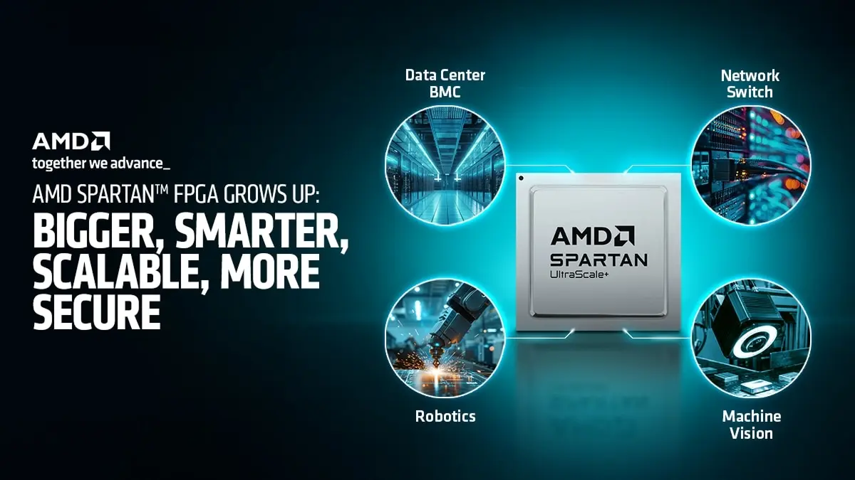 AMD Spartan UltraScale+ SU200P FPGA Enters Mass Production in July 2026