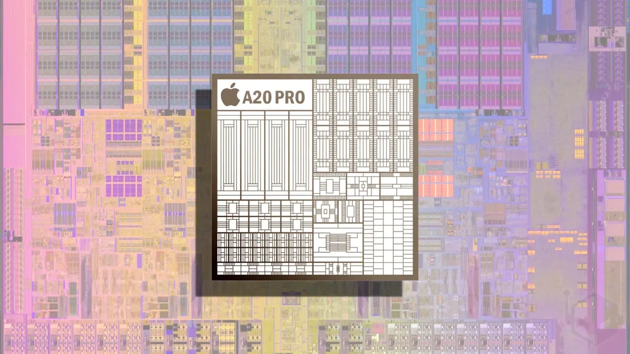 Diagram showing FOWLP side-by-side packaging layout