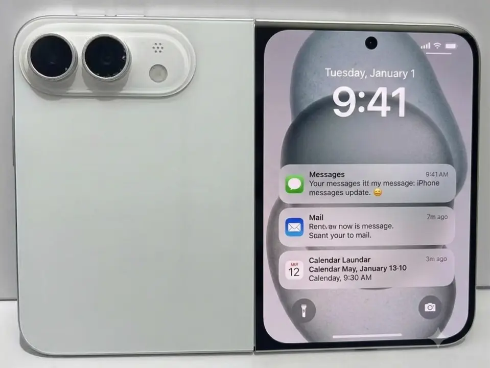 Apple iPhone Ultra Foldable Design Revealed in Leaked Model Images