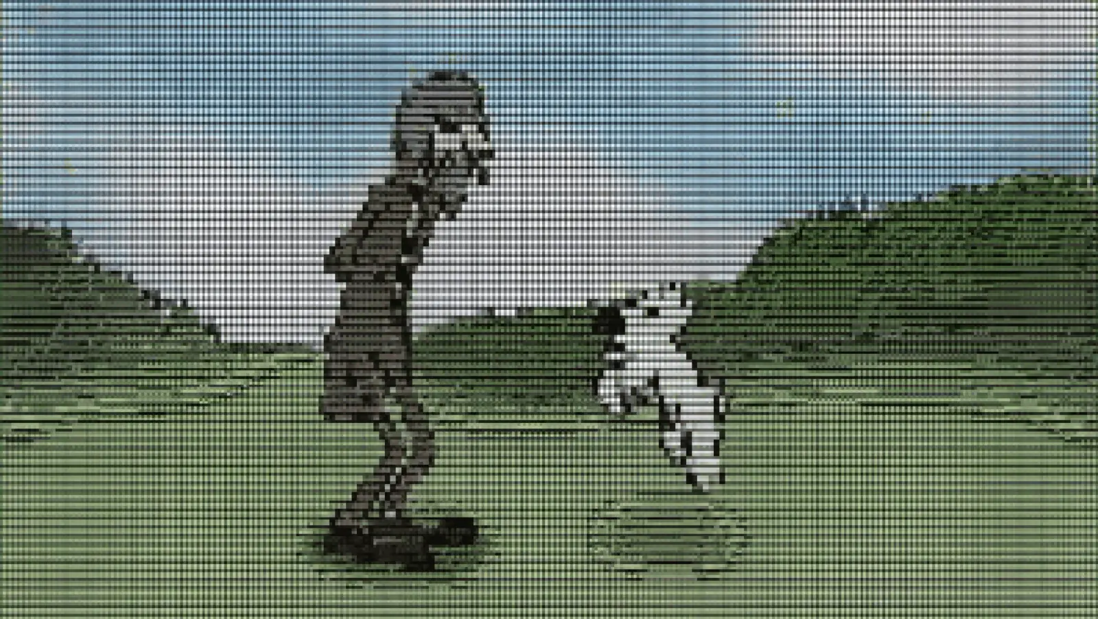 ASCILINE Engine ASCII video stream example