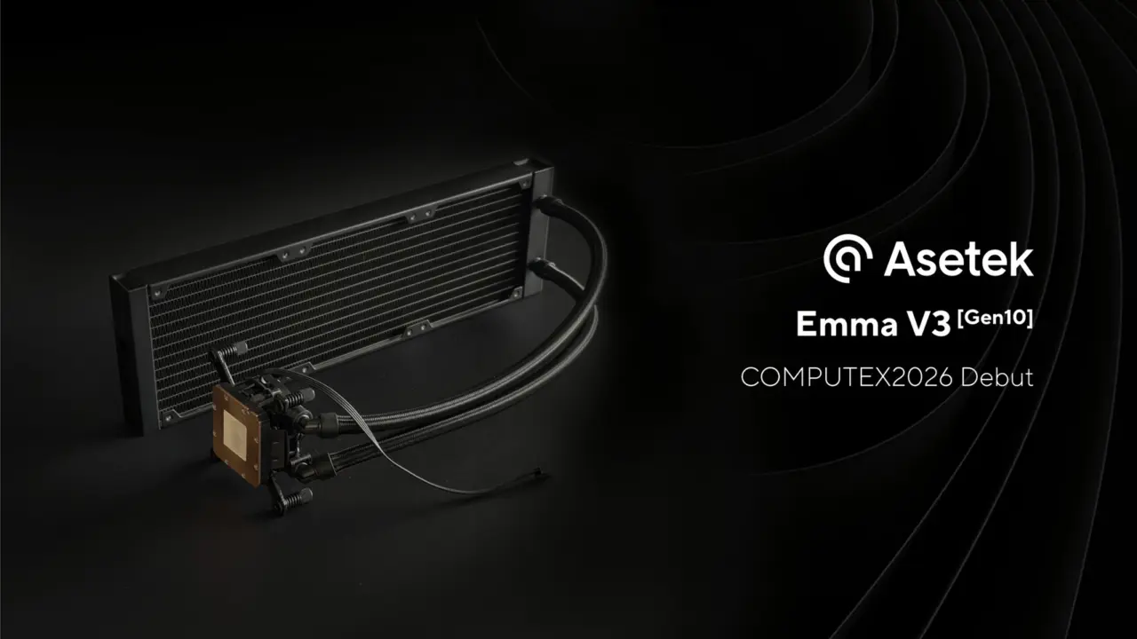 Asetek Emma V3 and Ingrid G9 Cooling Platforms Unveiled at Computex 2026