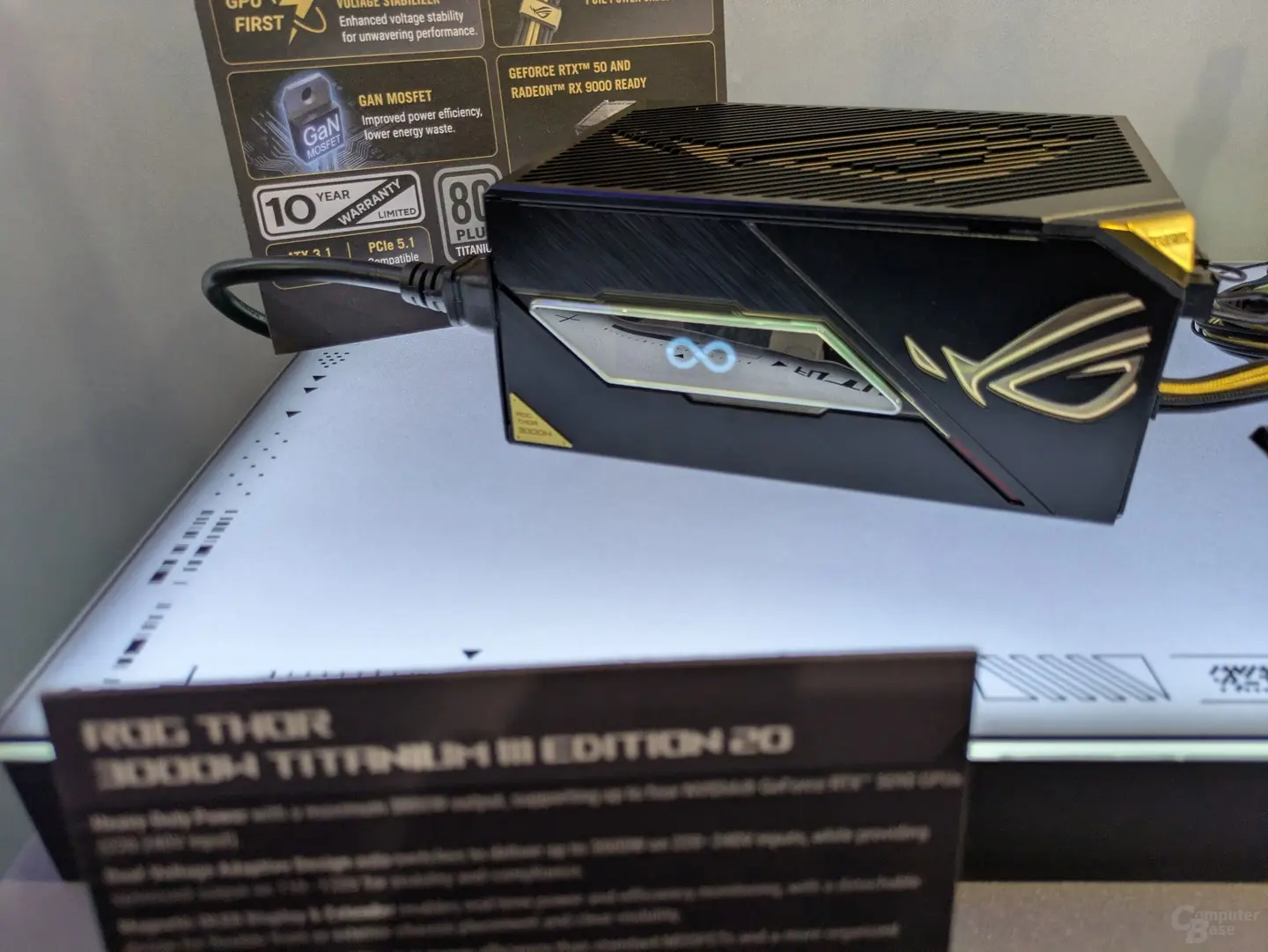 ASUS ROG Thor 3rd Gen Titanium 20th Anniversary Edition power supply unit