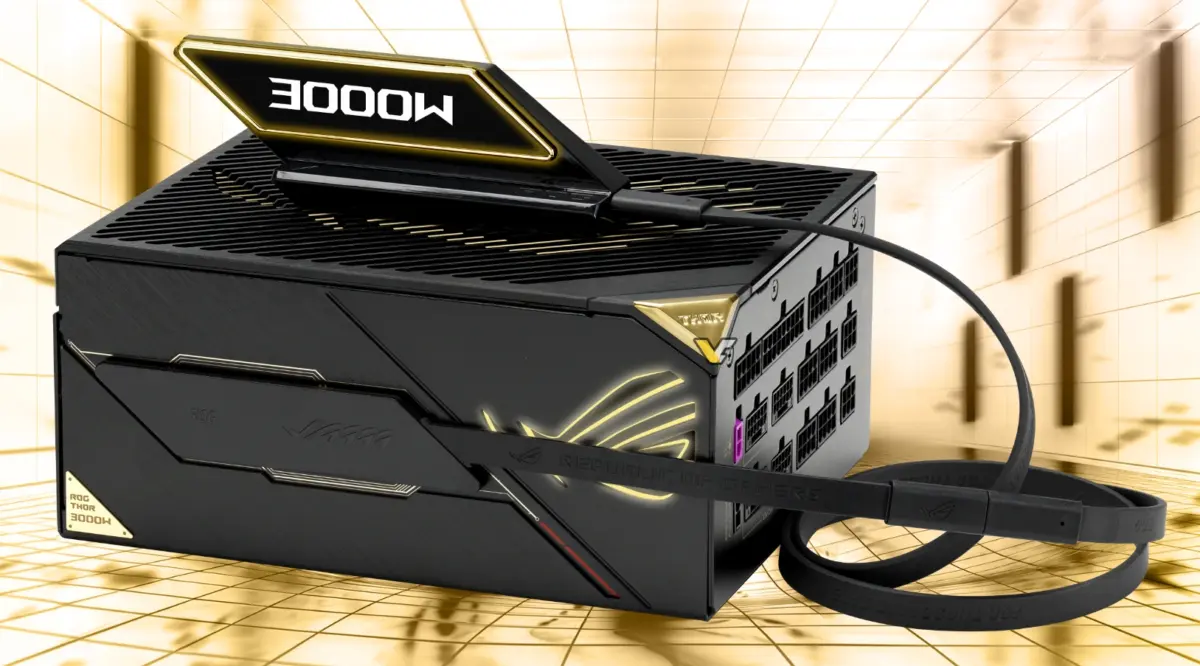 ASUS ROG Thor 3000W Titanium III Edition 20 power supply unit