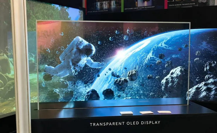 BOE transparent OLED patent diagram
