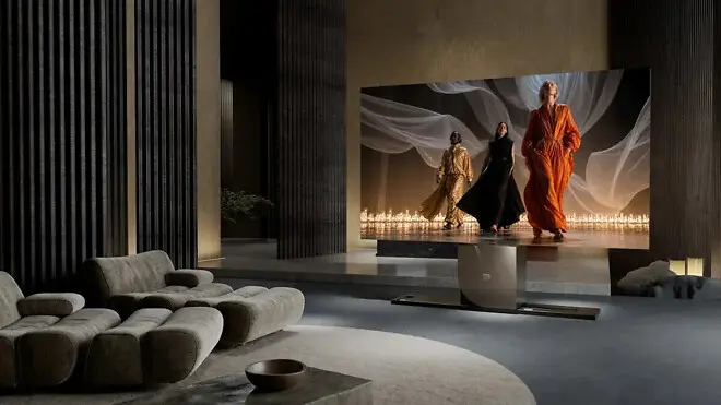 C Seed and Bugatti Unveil N1 Bugatti Edition Folding MicroLED TV