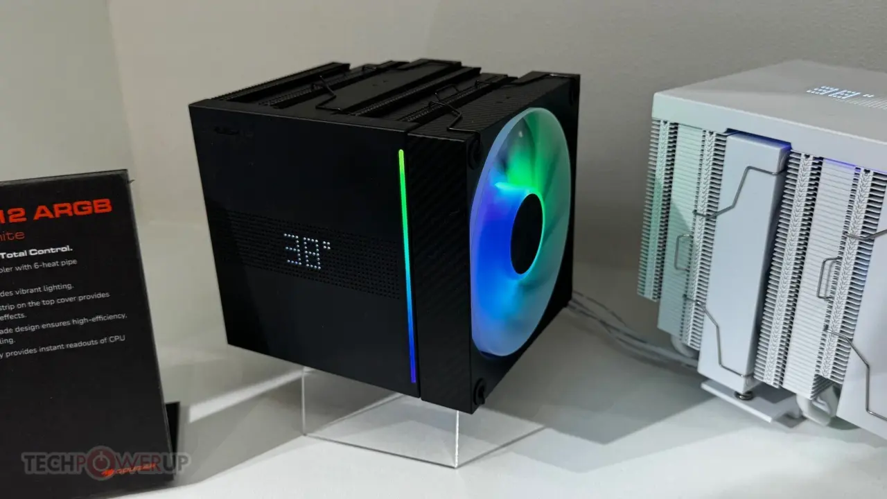 Cougar FRZ ARGB Air Coolers Unveiled at Computex With Dot Matrix Displays