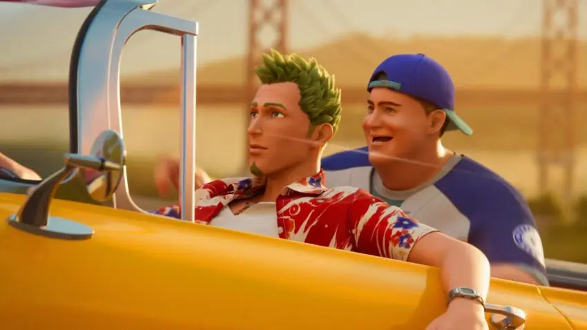 Crazy Taxi: World Tour gameplay featuring Axel driving a taxi in a city
