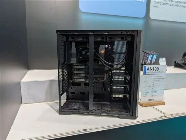 Cryorig AI-100 Workstation Case Supports 16 HDDs and 13 Fans at Computex 2025