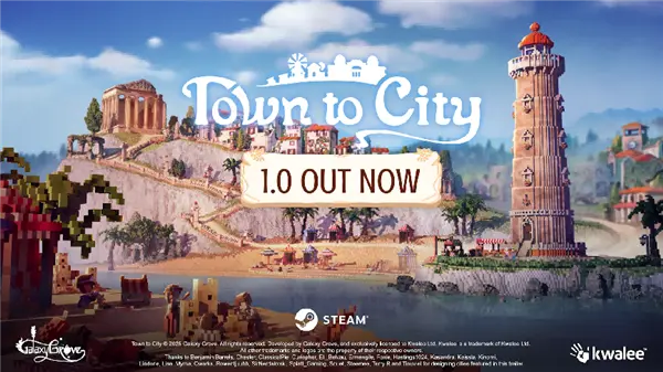 Free Towns Game Launches on Steam with Galaxy Grove City Builder