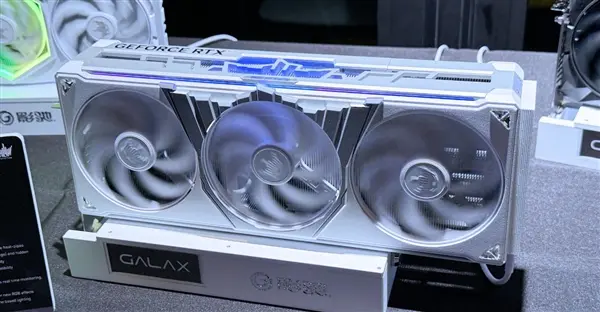 GALAX RTX 6090 HOF concept card with Swarovski crystals