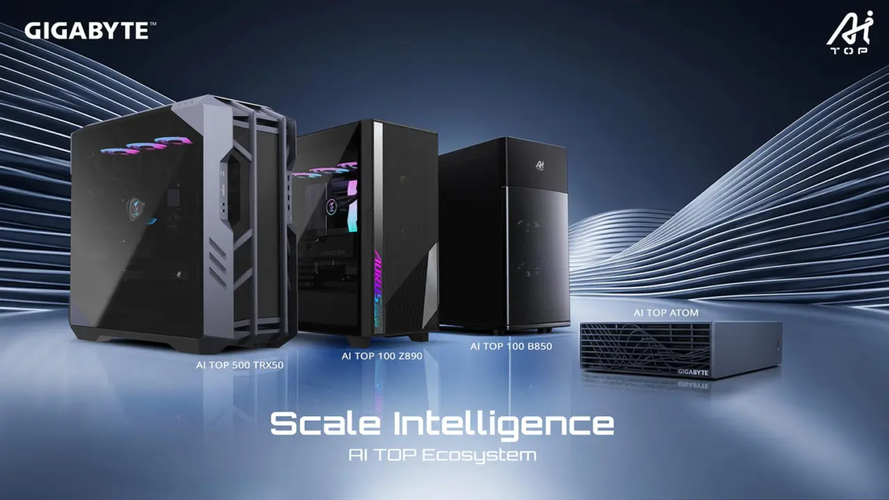 GIGABYTE AI TOP Workstations Unveiled With Ryzen 9 9950X And RTX 5090
