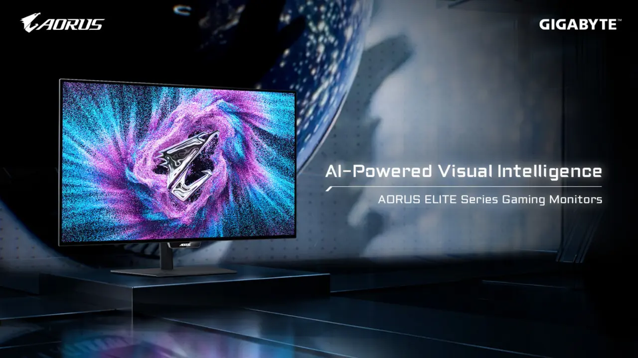 Gigabyte AORUS ELITE Monitors Get AI Picture Mode and OLED Protection
