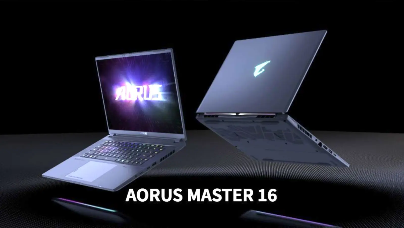 GIGABYTE AORUS Master 16 laptop with AMD Ryzen and NVIDIA RTX graphics