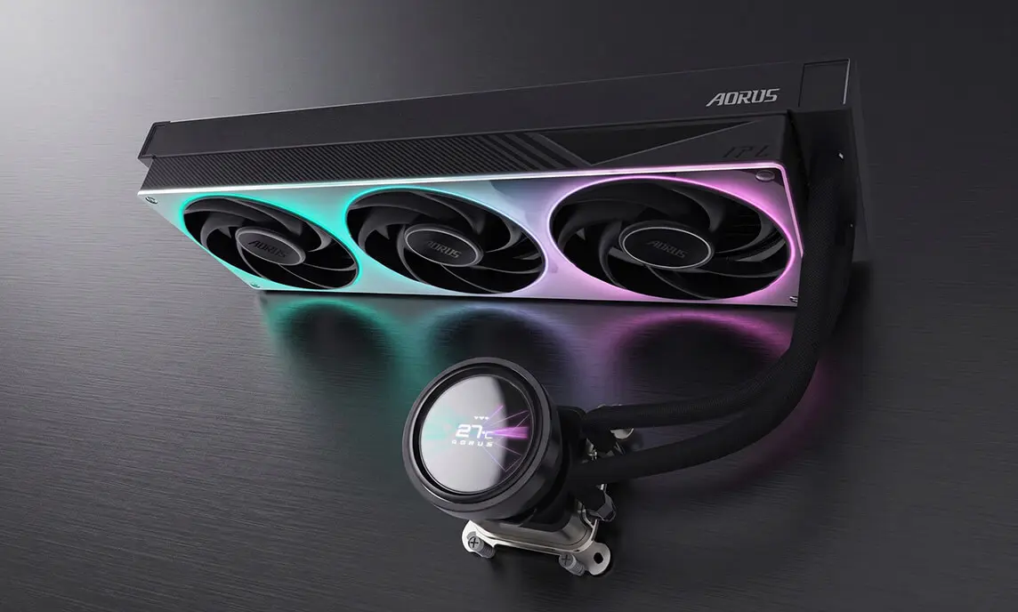 GIGABYTE C510 Glass Infinity case with built-in monitor