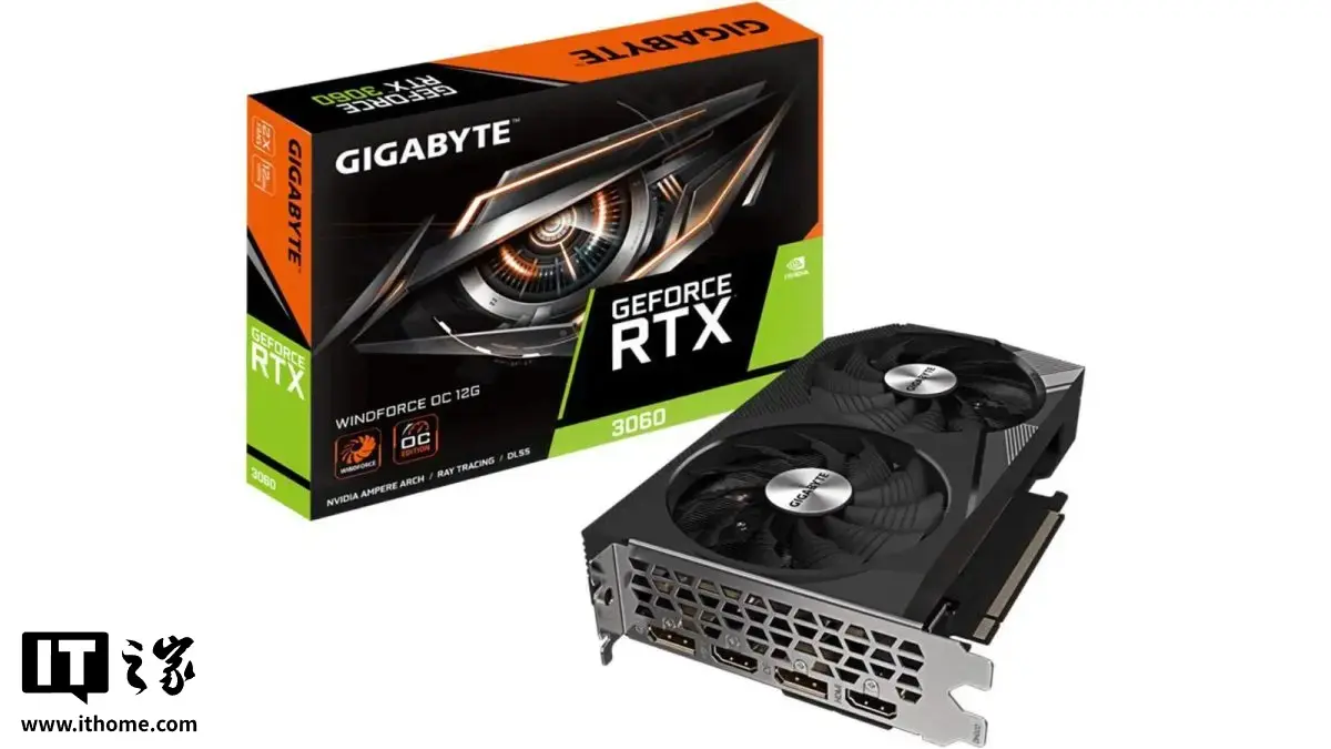 Gigabyte RTX 3060 12GB Windforce Dual Fan Rev 2.0 graphics card