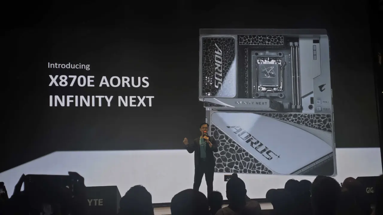 Gigabyte X870E Aorus Infinity Next Motherboard Showcased at Computex 2026