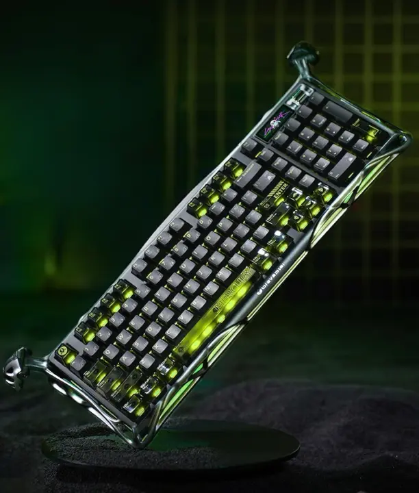 GravaStar K98 PRO Tri-Mode Keyboard Launches with Alien Bionic Design