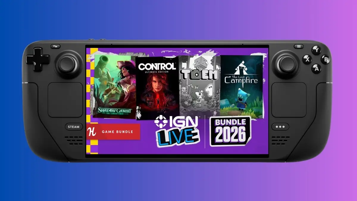 Humble Bundle IGN Live 2026 Deal Offers 9 Steam Deck Games for $10