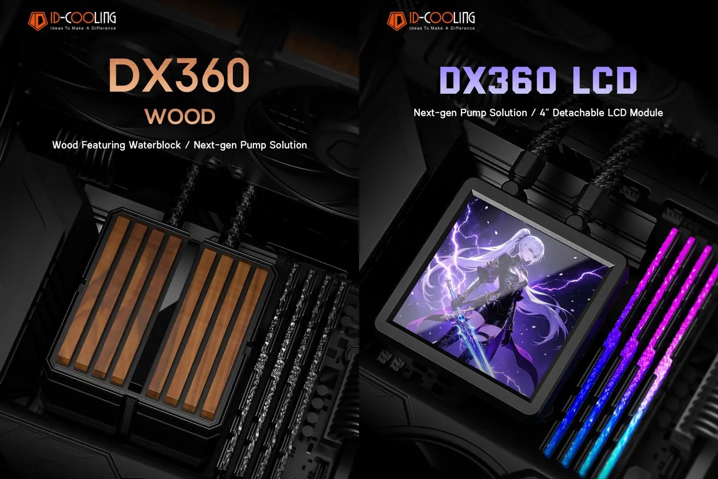 DL360 CURVE liquid cooler with curved display