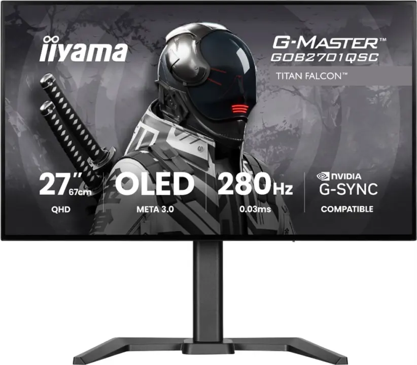 iiyama G-Master Titan Falcon OLED Monitor Hits 280Hz