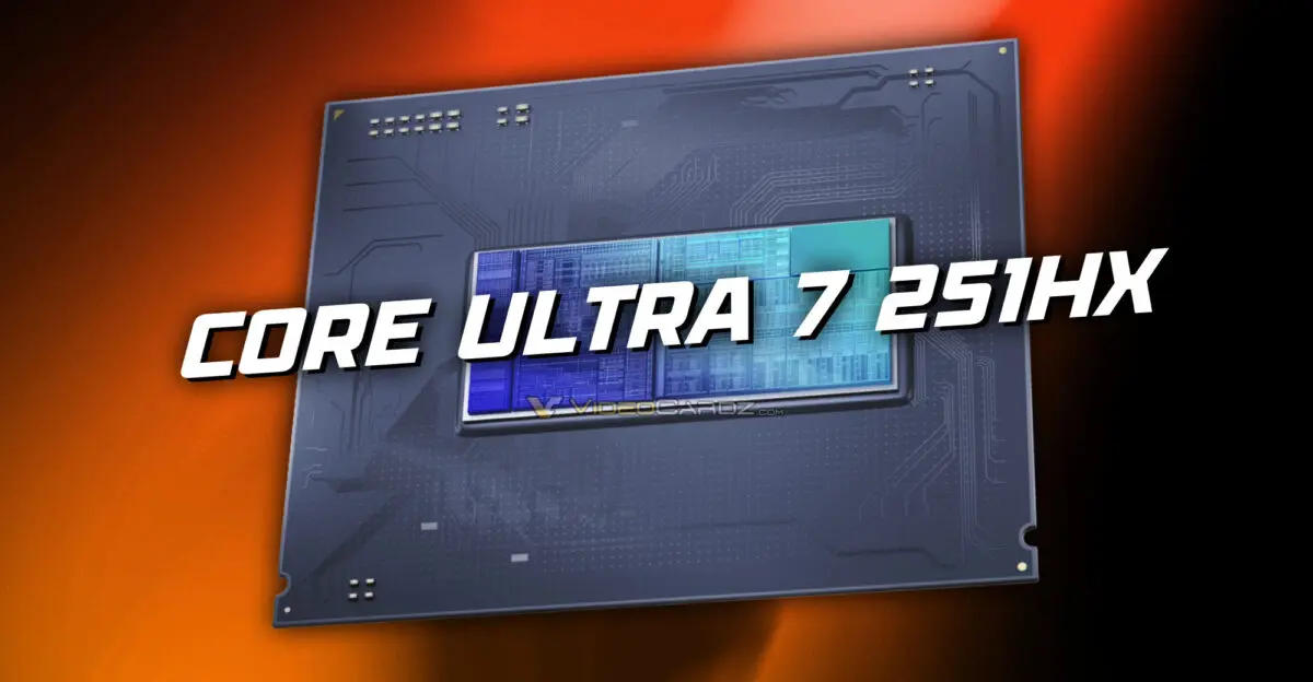 Intel Core Ultra 7 251HX PassMark Score Beats 20-Core HX Models