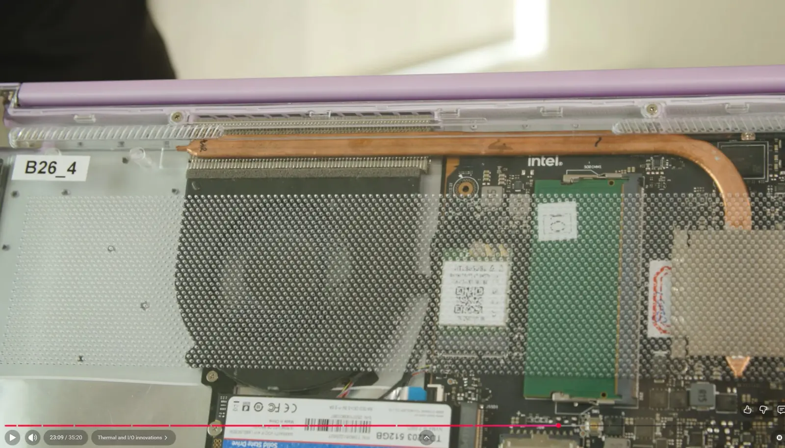 Project Firefly laptop chassis with no cooling vents