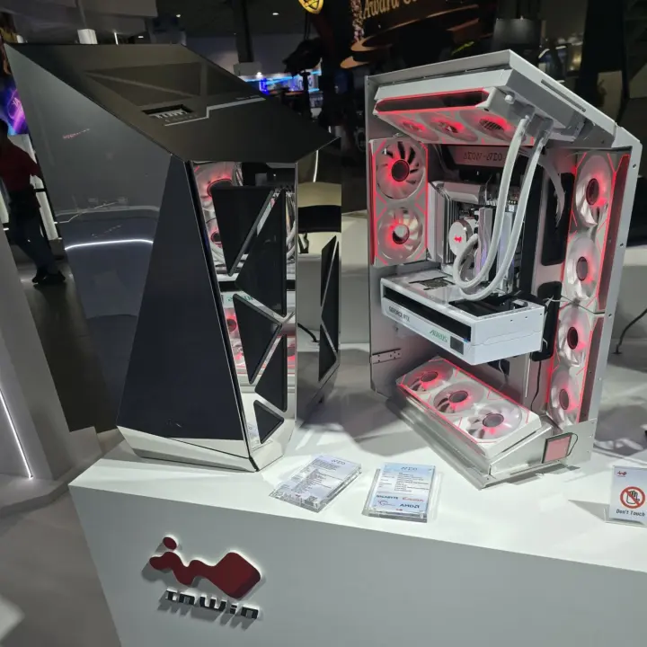 InWin new PC cases at COMPUTEX 2025