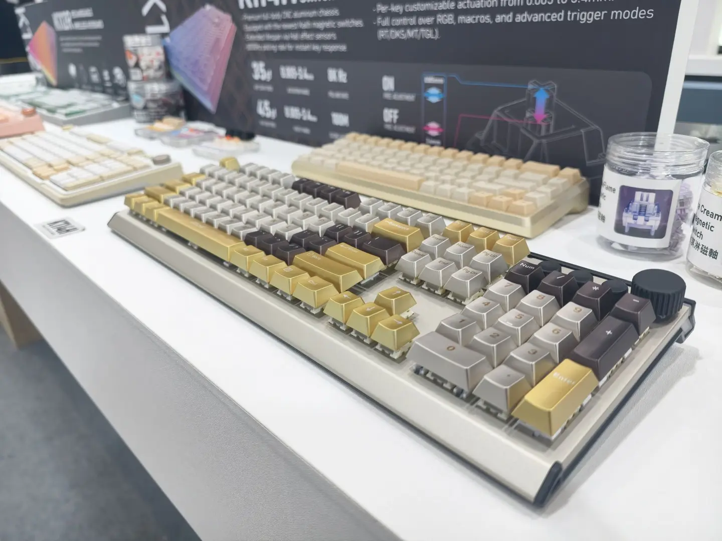 iRocks K112R keyboard and M27R mouse at COMPUTEX 2026
